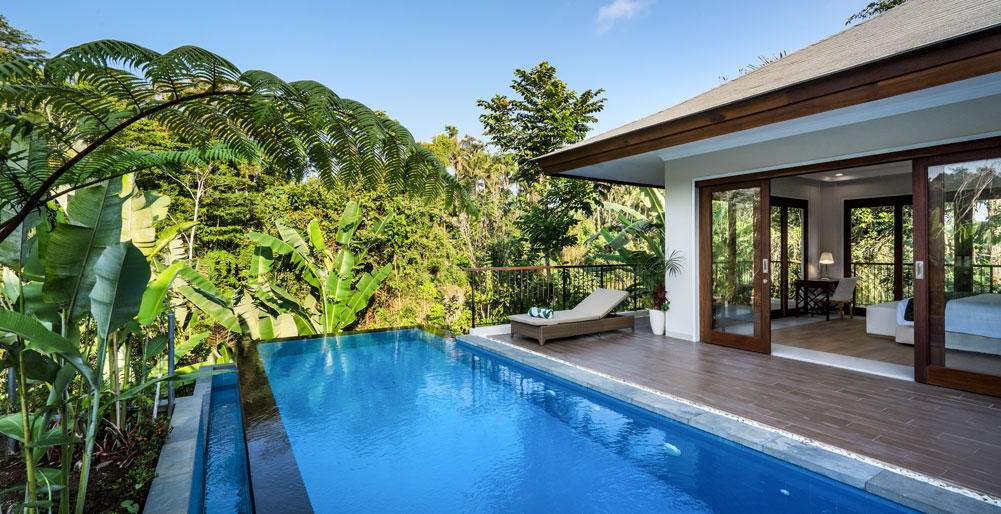 Pala Ubud - Villa Seraya B - Modern tropical riverside villa